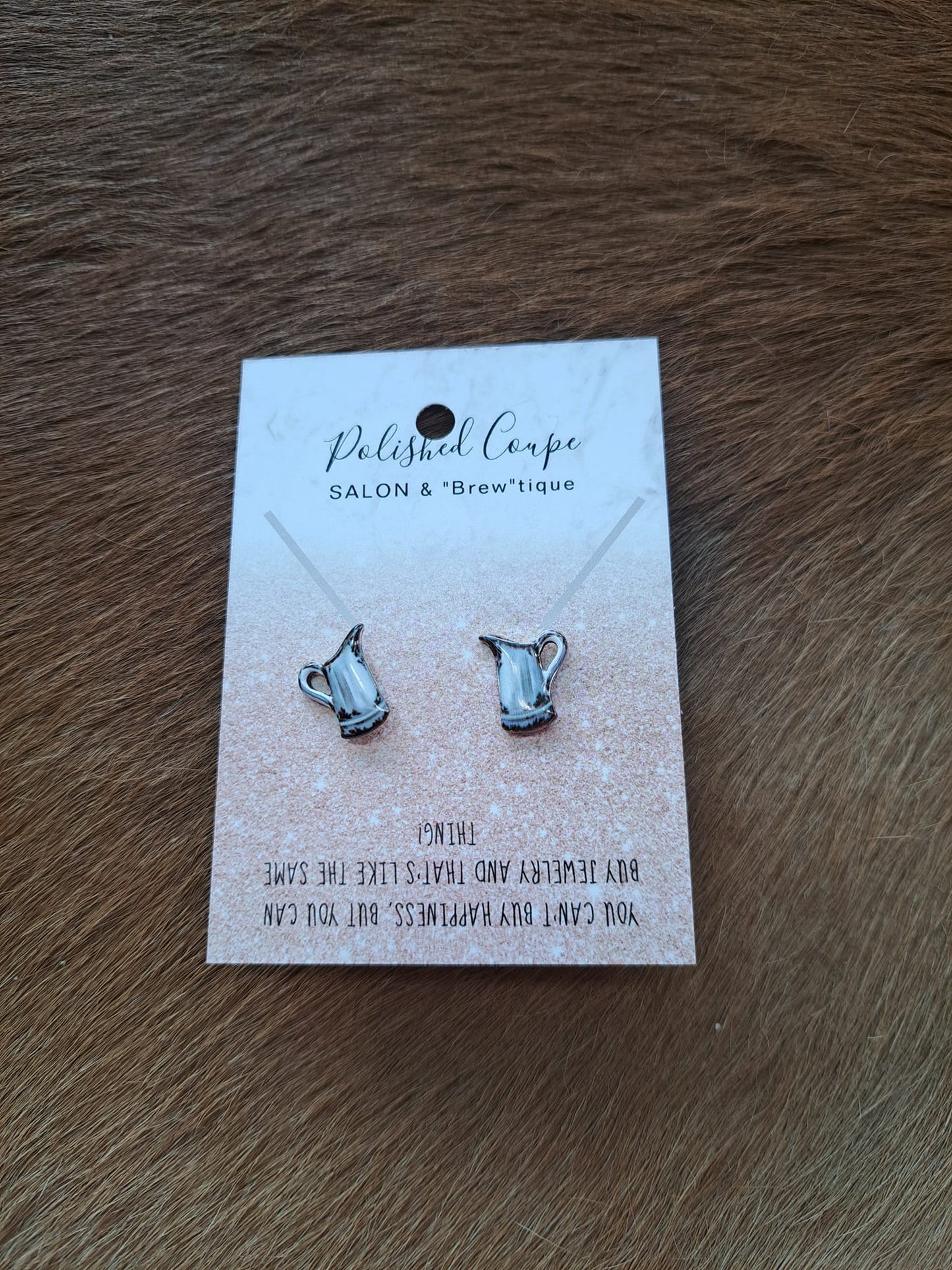 Milk jug earring