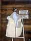 dual fleece zipper vest